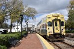 Sunrail train departing WPK Depot